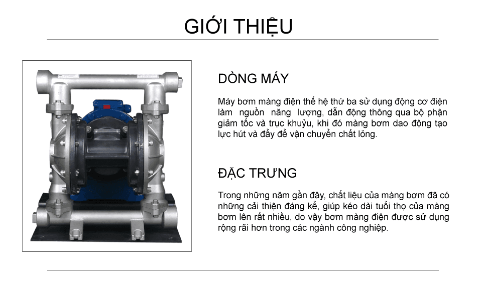 Bơm Màng Điện GODO DBY3-40 INOX