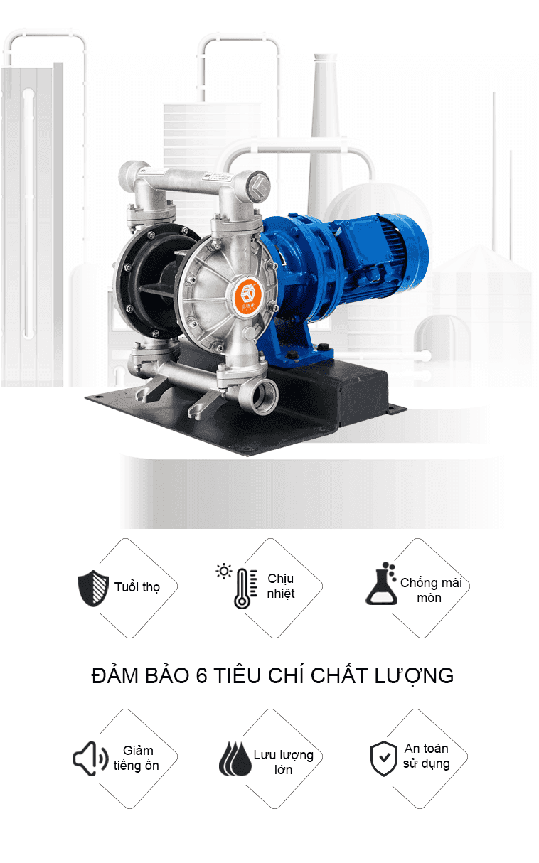 Bơm Màng Điện GODO DBY3-40 INOX