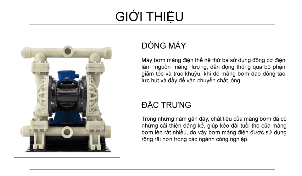 Bơm Màng Điện GODO DBY3-40 Nhựa PP