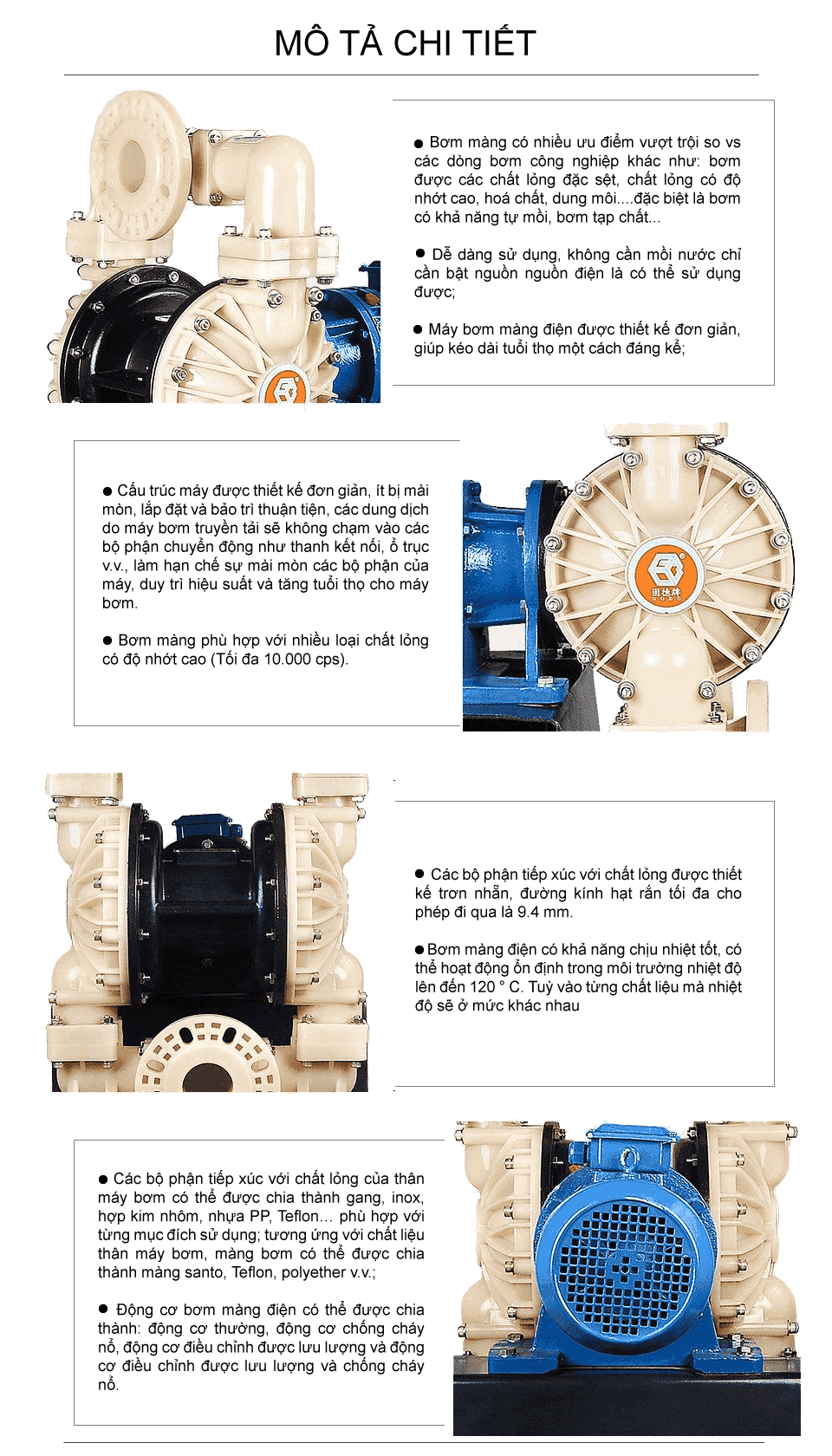 Bơm Màng Điện GODO DBY3S-100 TEFLON