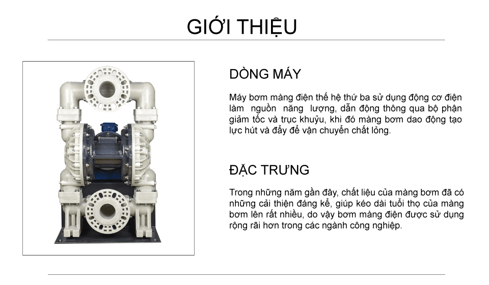 Bơm Màng Điện GODO DBY3S-100 NHỰA PP