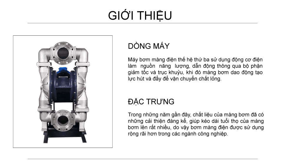 Bơm Màng Điện GODO DBY3S-125 INOX