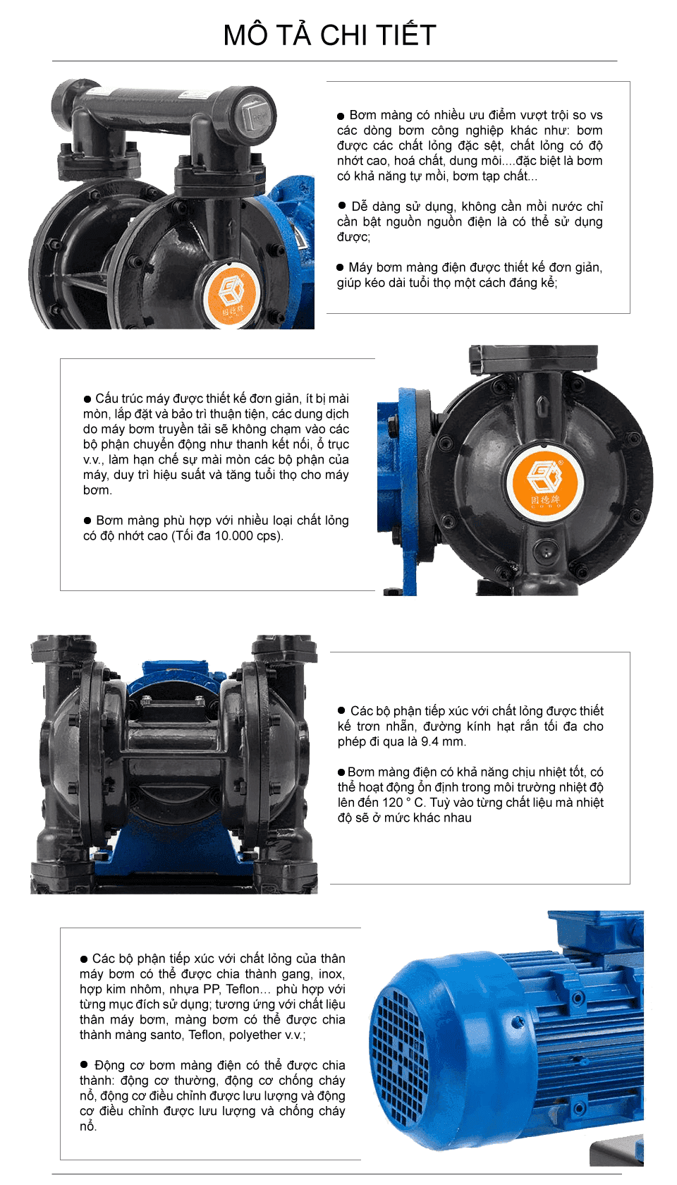 Bơm Màng Điện GODO DBY3S-32 GANG