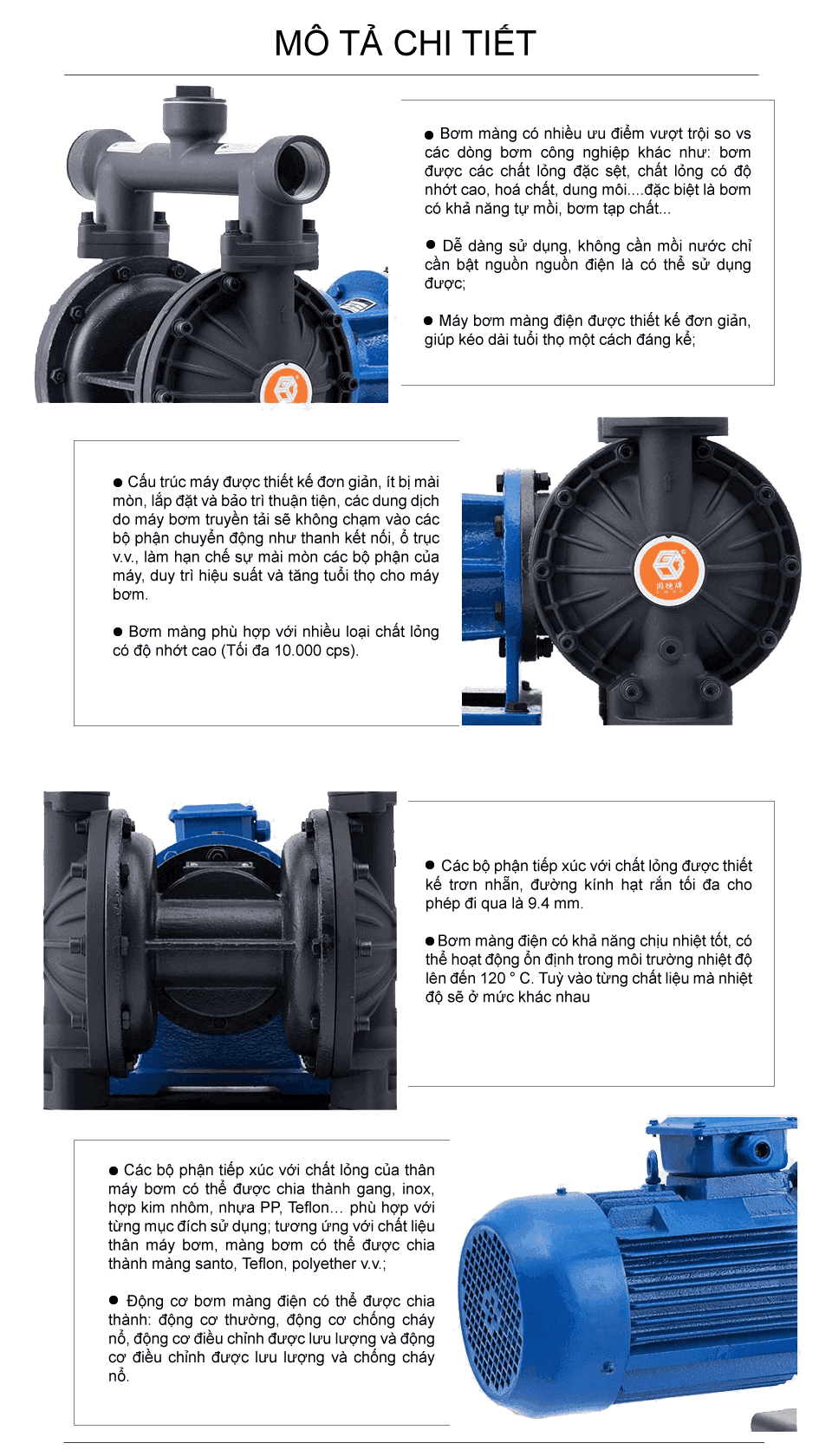 Bơm Màng Điện GODO DBY3S-50 HỢP KIM NHÔM