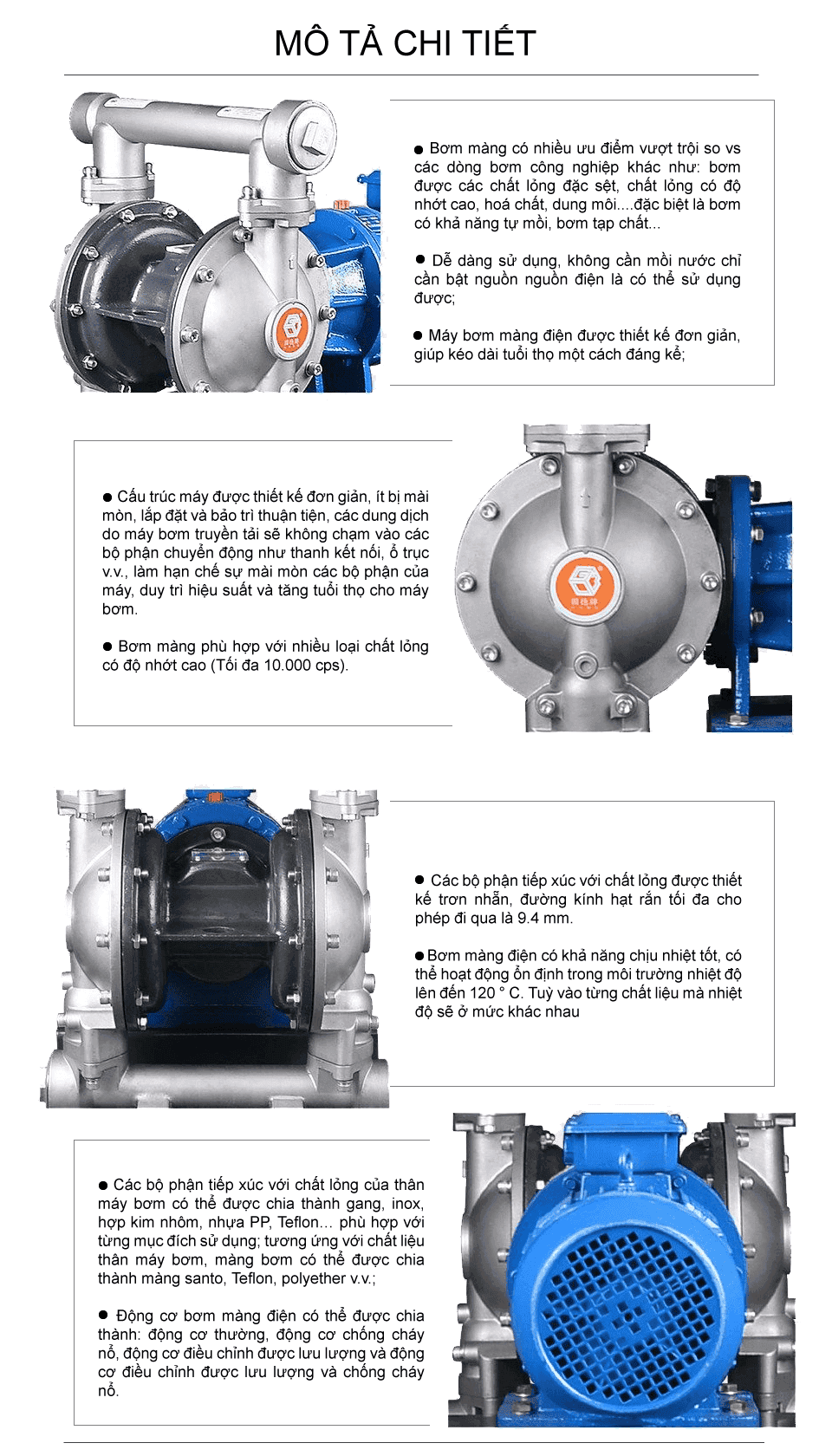 Bơm Màng Điện GODO DBY3S-50 INOX