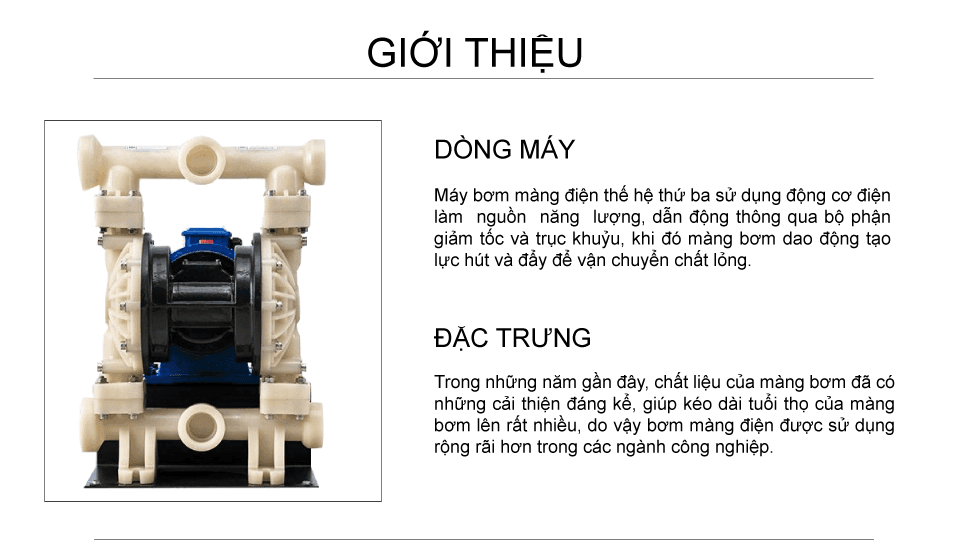 Bơm Màng Điện GODO DBY3S-65 TEFLON