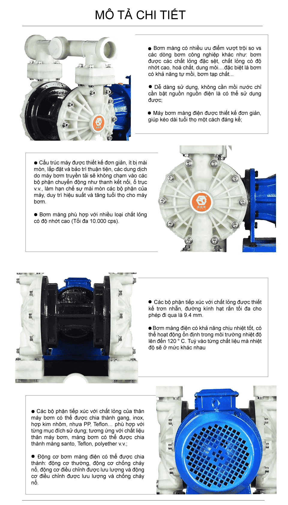 Bơm Màng Điện GODO DBY3S-65 NHỰA PP