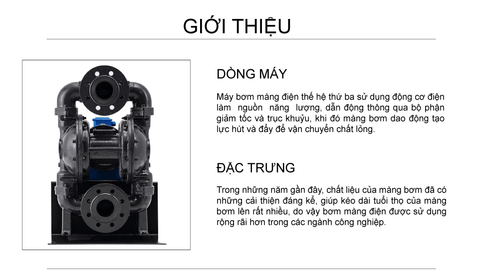 Bơm Màng Điện GODO DBY3S-80 GANG