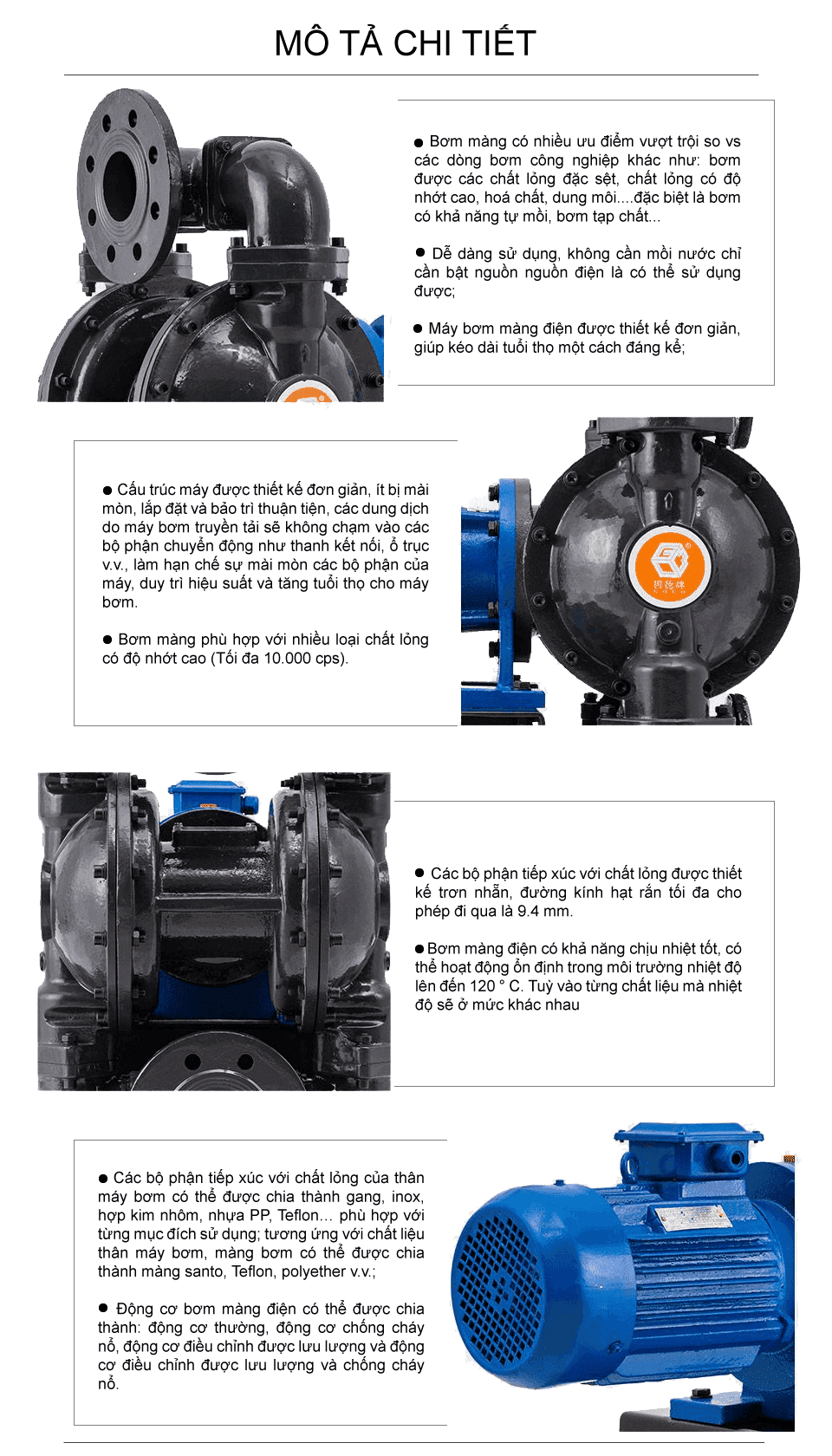 Bơm Màng Điện GODO DBY3S-80 GANG