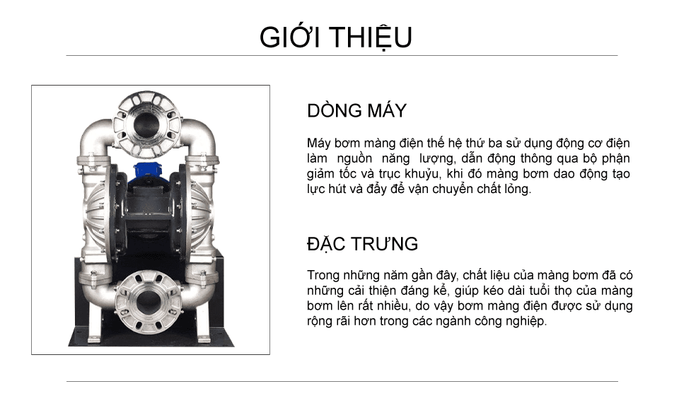 Bơm Màng Điện GODO DBY3S-80 INOX