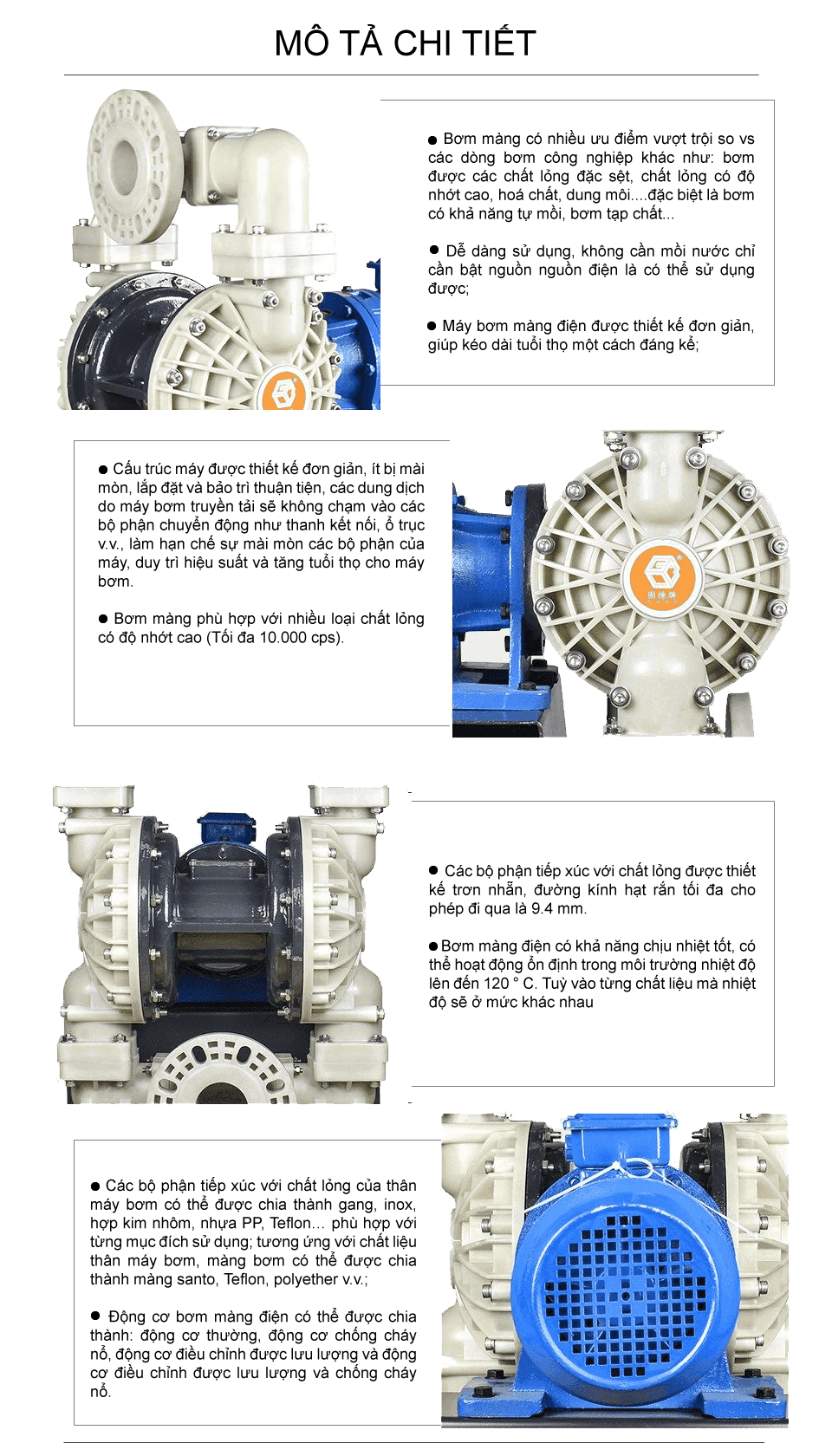 Bơm Màng Điện GODO DBY3S-80 NHỰA PP