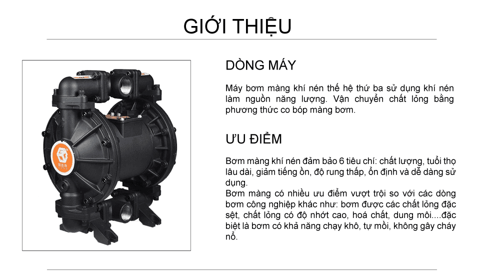 GT Bơm Màng Khí Nén GODO BFQ-25 GANG