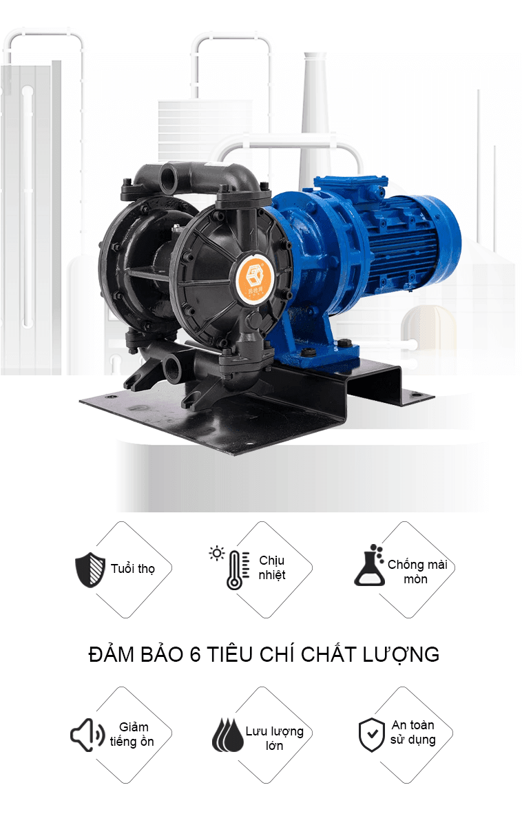 Bơm màng điện GODO BFD-25 Gang