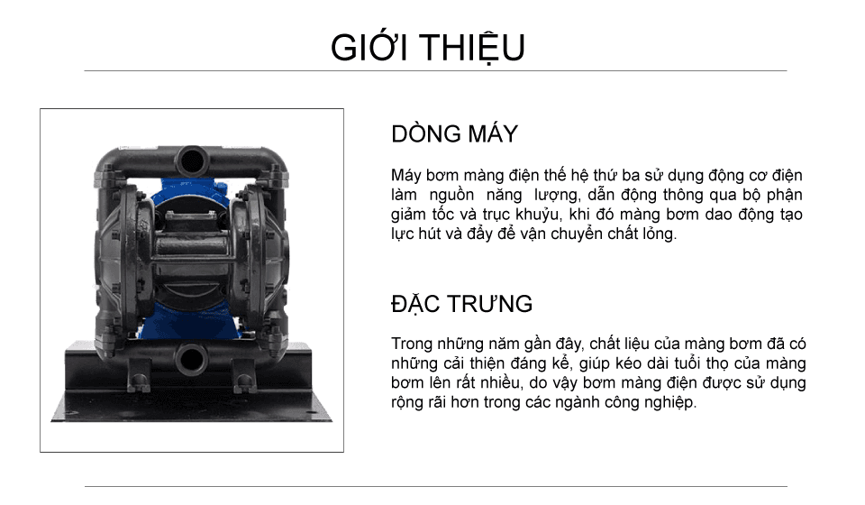 Bơm màng điện GODO BFD-25 Gang