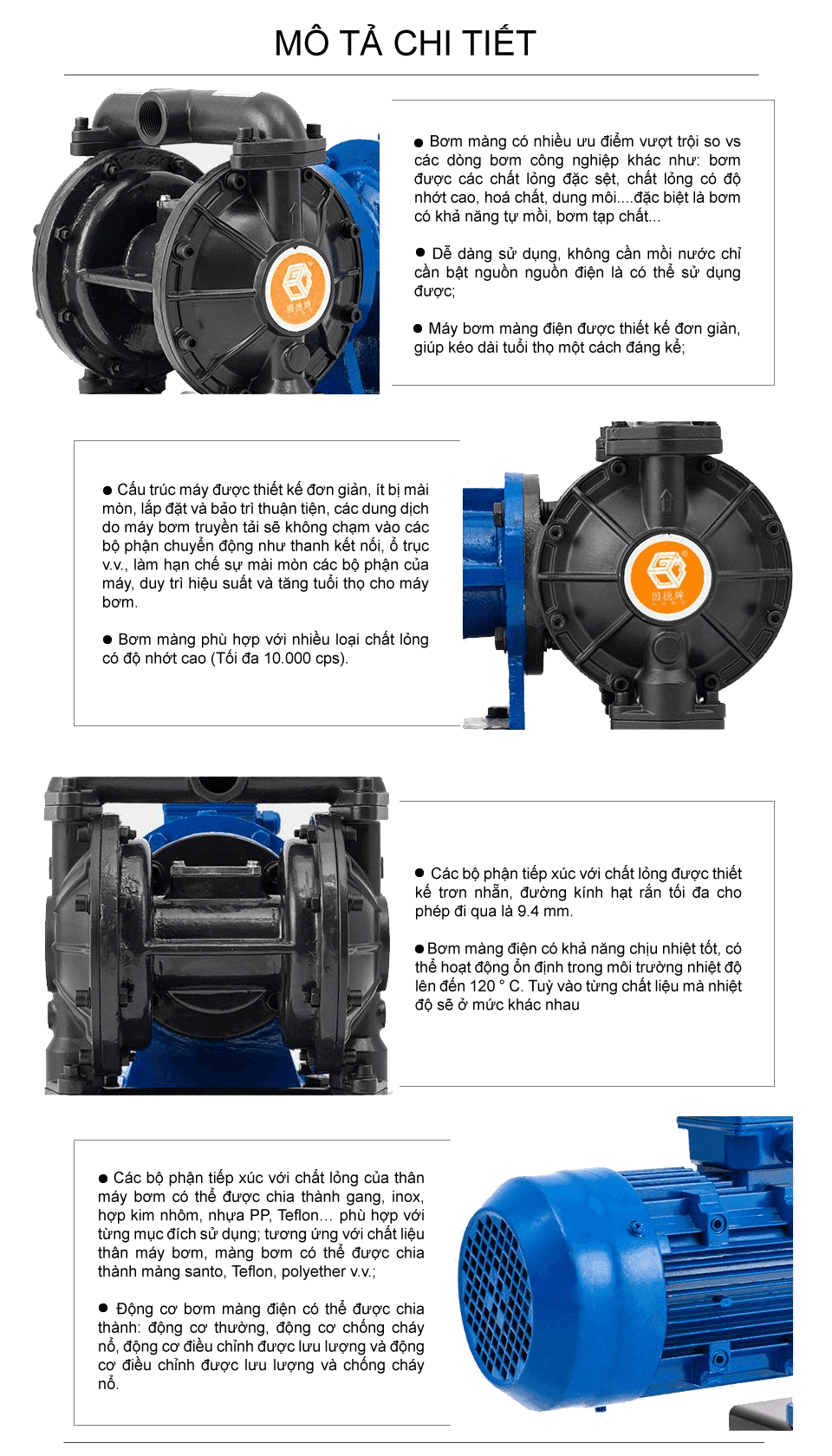 Bơm màng điện GODO BFD-25 Gang