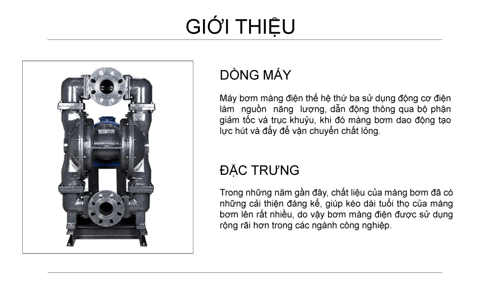 Bơm màng điện GODO BFD-80 Gang