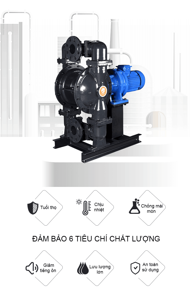 Bơm màng điện GODO BFD-80 Gang