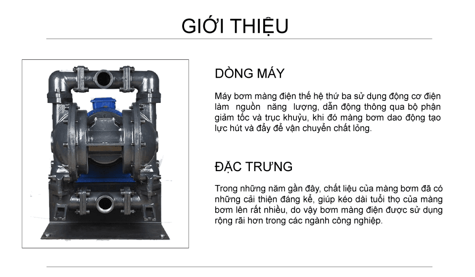 Bơm màng điện GODO BFDS-40 Gang