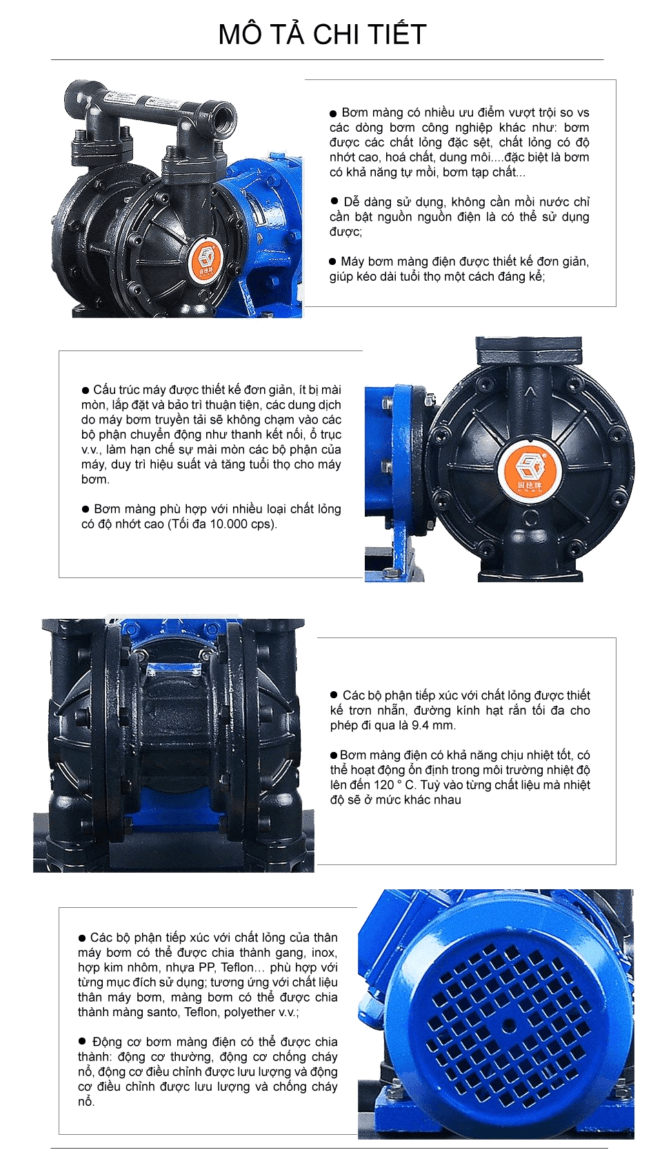 Bơm màng điện GODO DBY3S-25 Gang