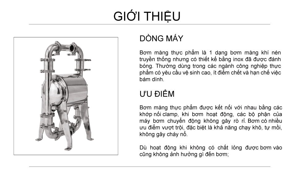 Bơm màng thực phẩm GODO QBW3-40