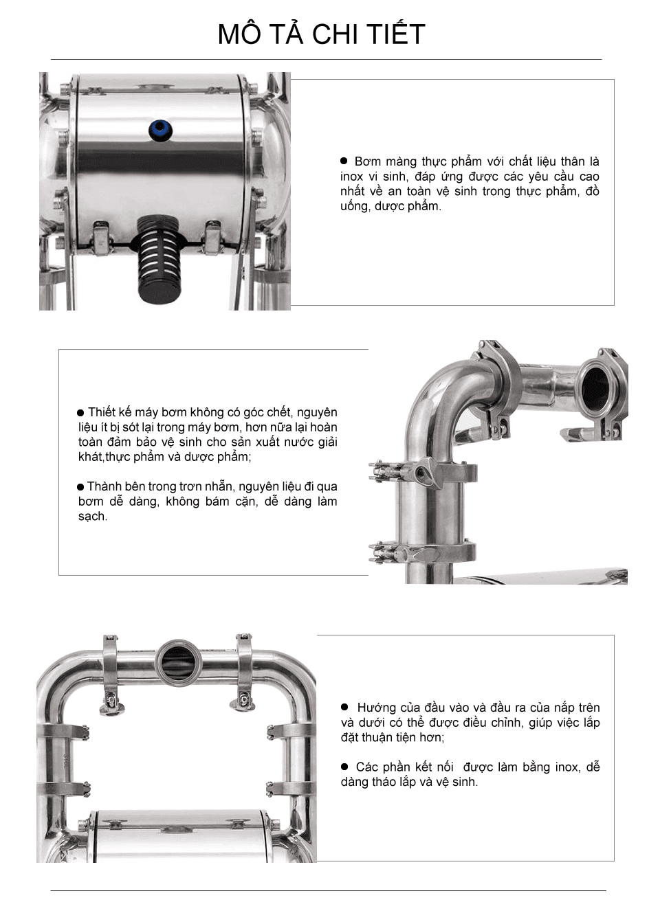 Bơm màng thực phẩm GODO QBW3-40