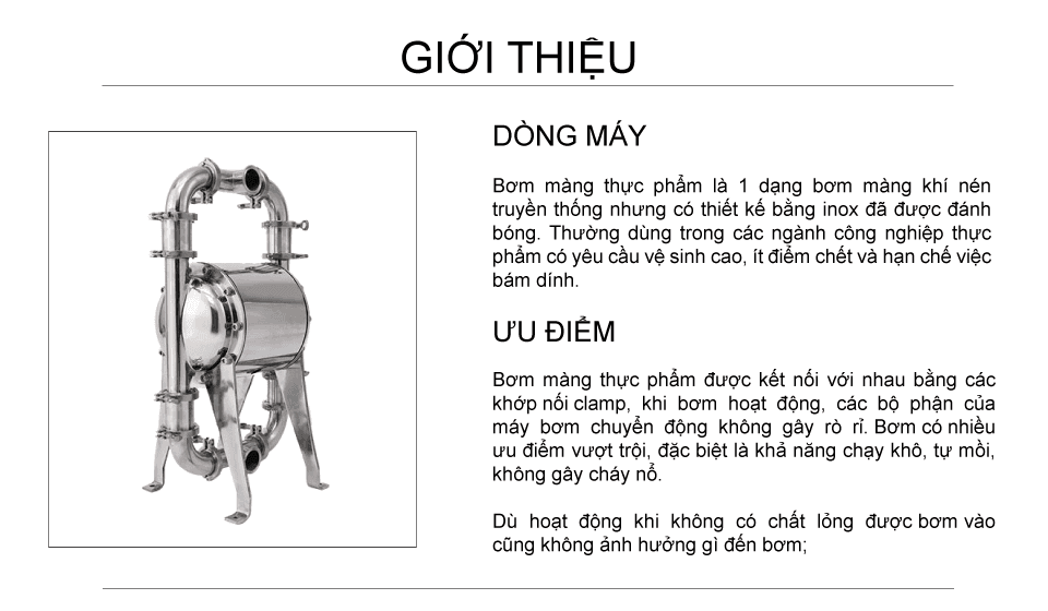 Bơm màng thực phẩm GODO QBW3-50