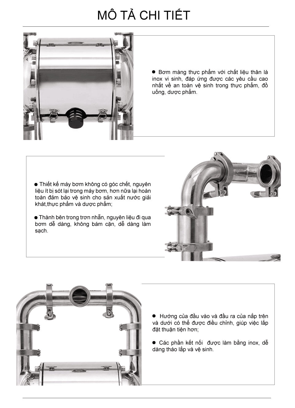 Bơm màng thực phẩm GODO QBW3-50