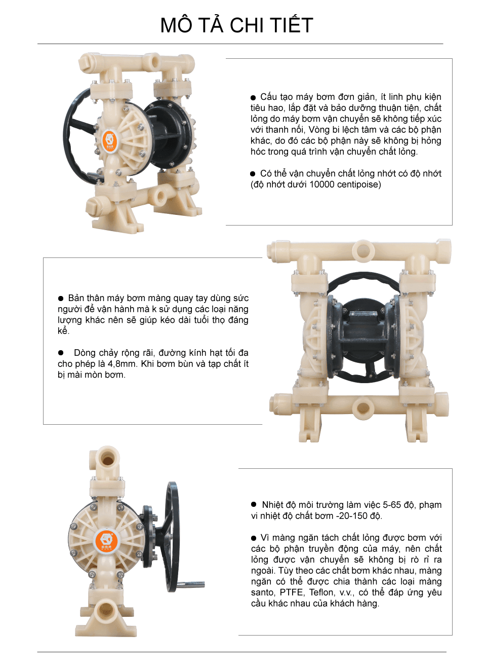 Bơm vận hành bằng tay GODO QBS3-40F