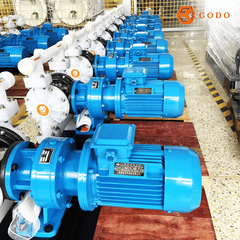 Máy bơm màng điện thân nhựa PP