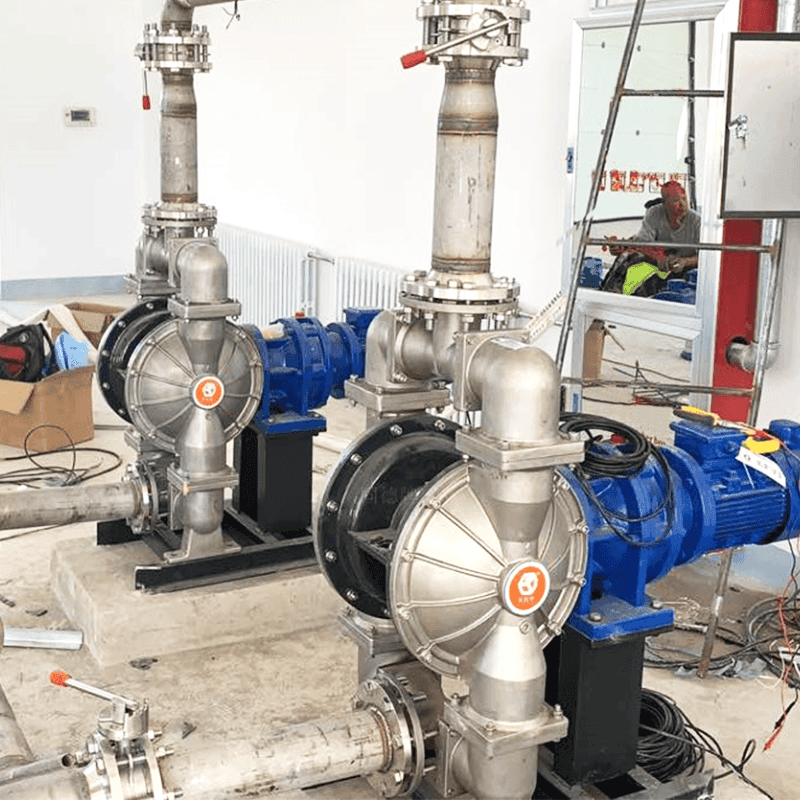 Máy bơm màng điện thân Inox