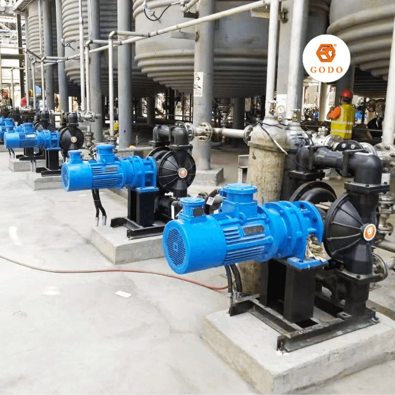 Máy bơm màng điện thân hợp kim nhôm