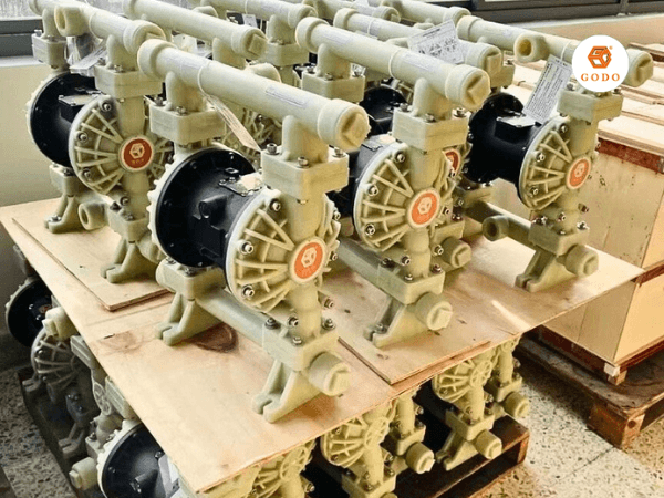 Máy bơm màng bơm khí nén bơm dầu thải