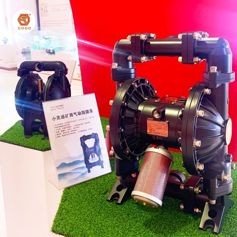 Máy bơm màng khí nén trong khai thác hầm mỏ Máy bơm màng khí nén trong khai thác hầm mỏ