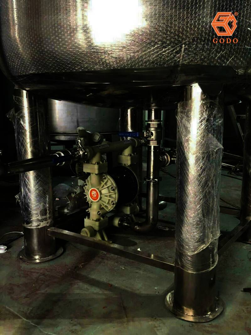 bơm màng khí nén hóa chất