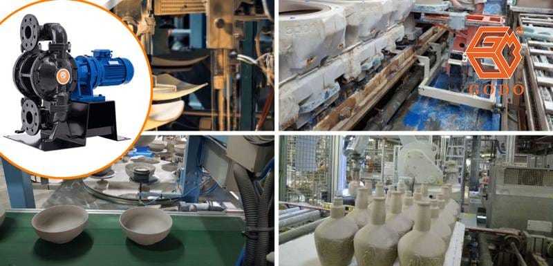 máy bơm màng chất lỏng gốm sứ